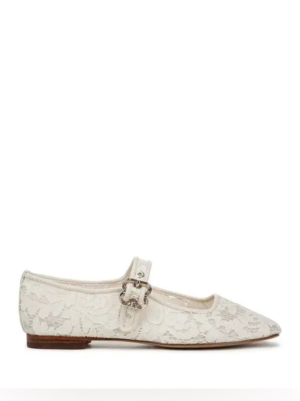 Sam Edelman Michaela Mesh Lace Flats Ivory 7.5